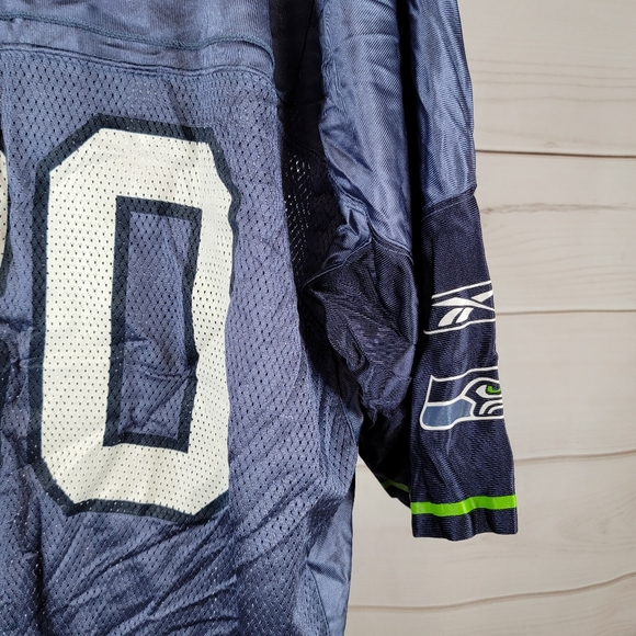 Jerry Rice Seattle Seahawks Jersey #80 Hall Of Fame NFL Reebok Large Blue #B54 - Picture 3 of 5